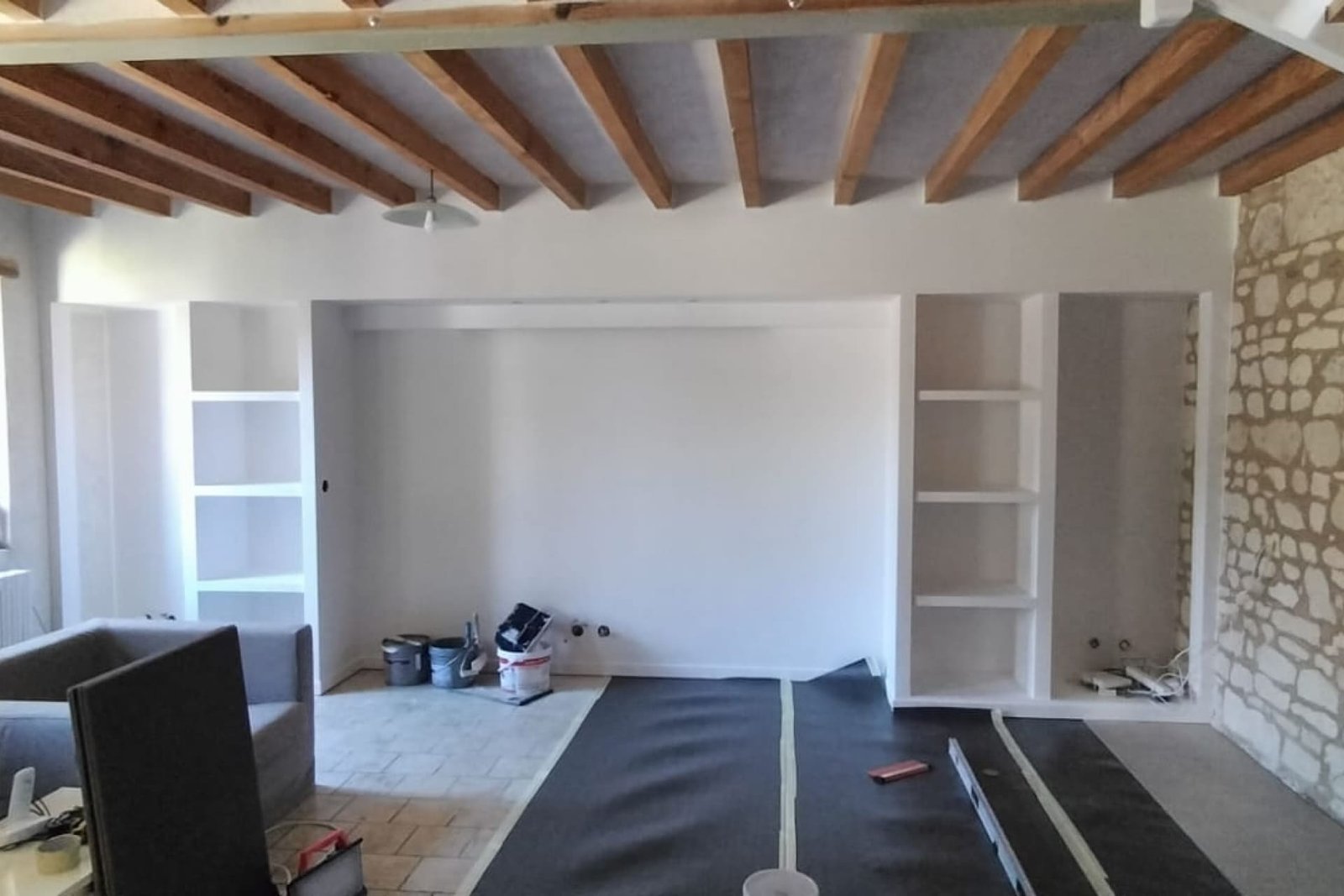 Peinture chambre bleu marine