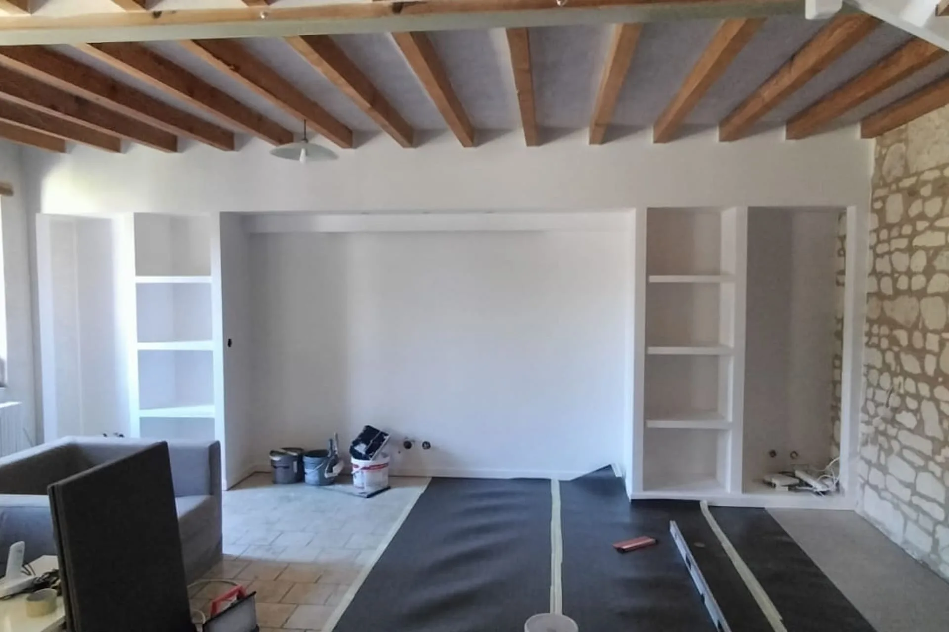 Peinture chambre bleu marine