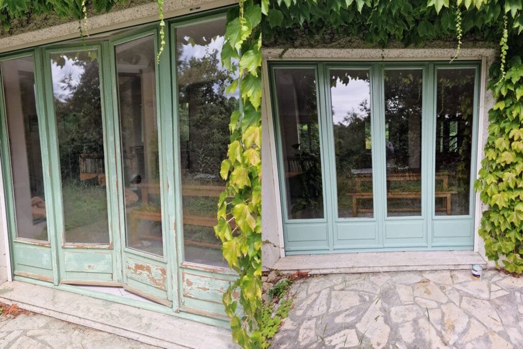 Peinture de menuiseries extérieures